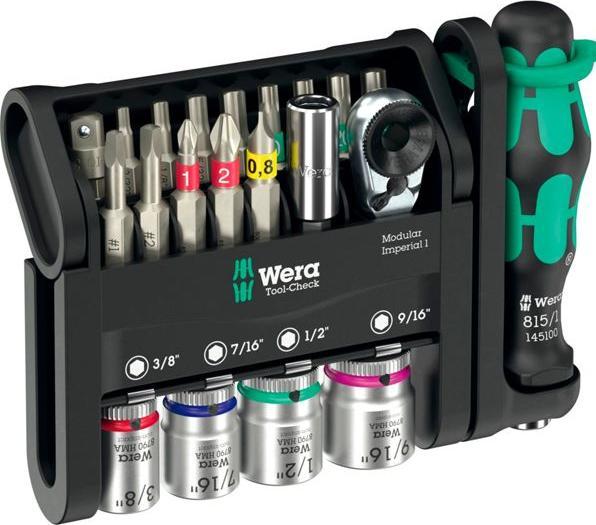 Actual product image Wera Tool-Check Modular Set Imperial 1 (1/4 x 50 mm)