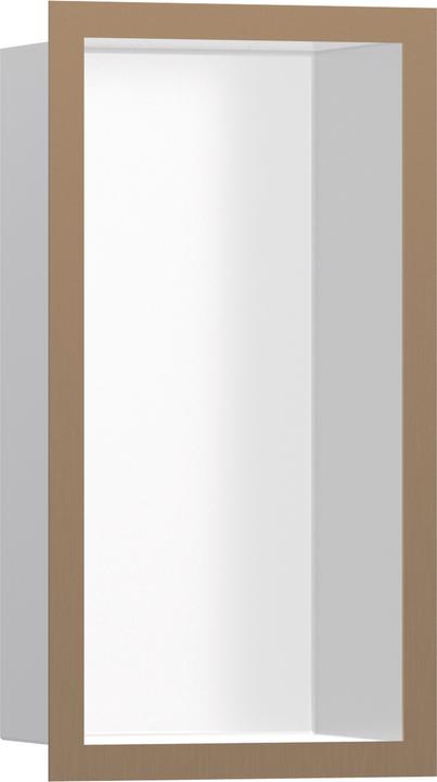 hansgrohe HG wall niche XtraStoris Individual matt white 300x150x100mm design frame bru