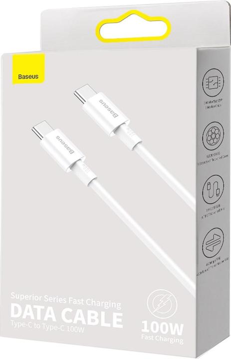 Immagine prodotto Baseus USB Tipo C - USB Tipo C (2 m, USB 3.2 Gen 1, 100 W)