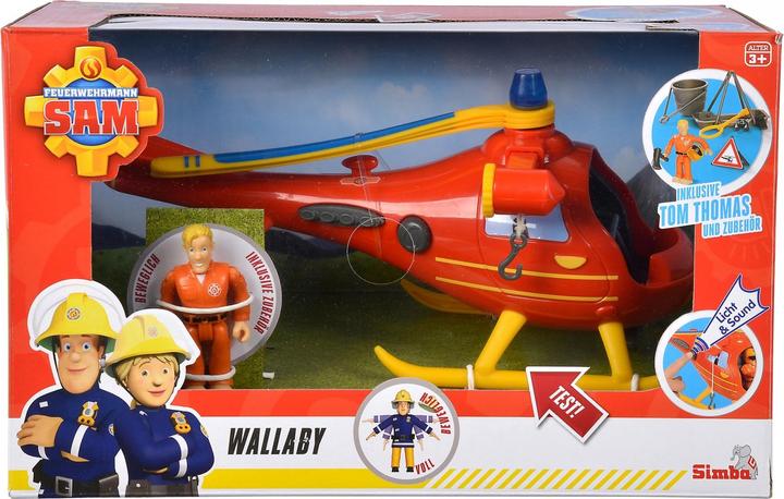 Produktbild Simba Feuerwehrmann Sam Hubschrauber Wallaby inkl.Figur
