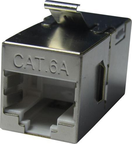 Produktbild RND Inline Koppler, CAT6a, Abgeschirmt, RJ45-Buchse - RJ45-Buchse, Anzahl Kontakte - 8