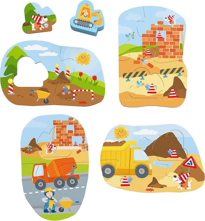 Immagine prodotto Haba Steckpuzzle Puzzle-Set mit Holzfiguren