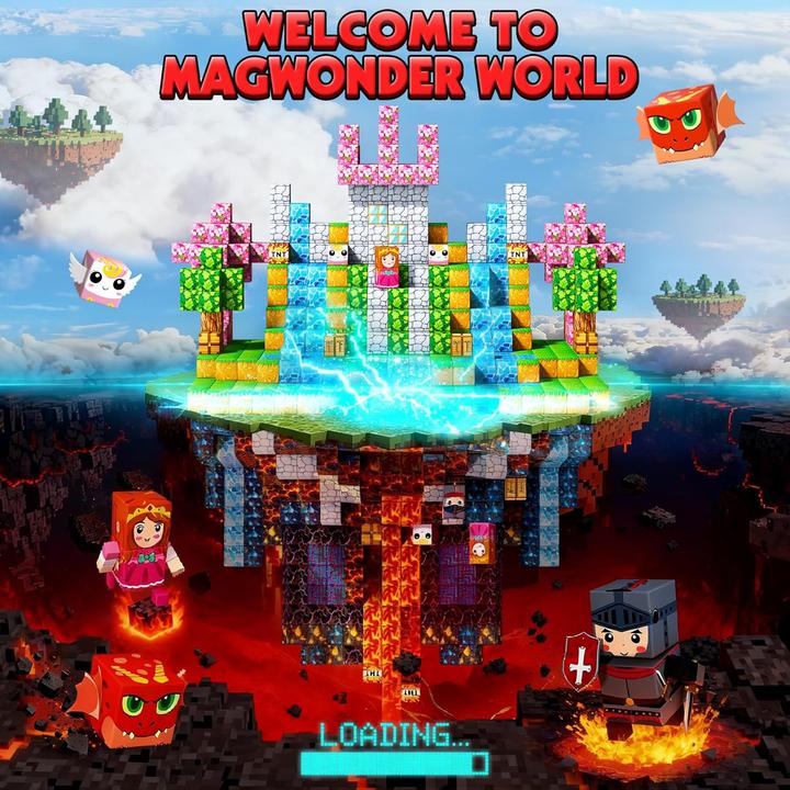 Actual product image Cooljoy Magnetic building blocks