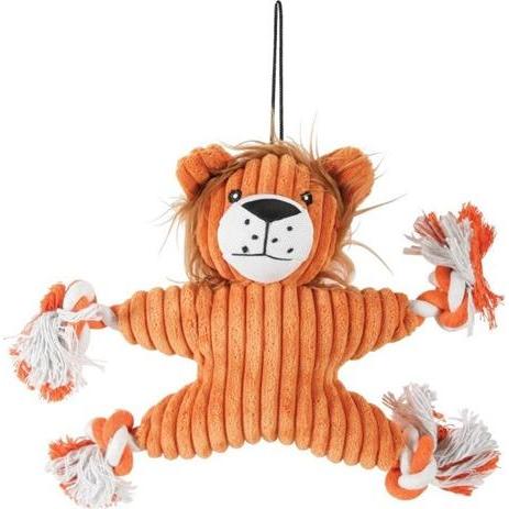 Thumbnail - Zolux plush toy Velvet Lion Virginia orange 32x9x23 cm (Plüschspielzeug), Hundespielzeug