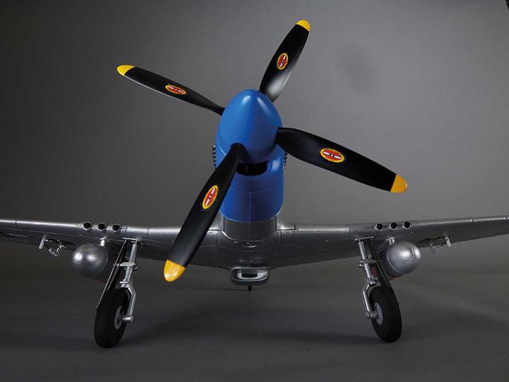 Actual product image Derbee P-51D Mustang Warbird PNP blue - 75cm (Warbird)