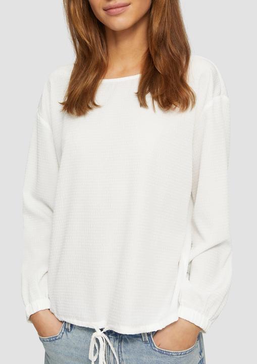 Actual product image S.Oliver Bluse Strukturierte Bluse mit überschnittenen Schultern (46)