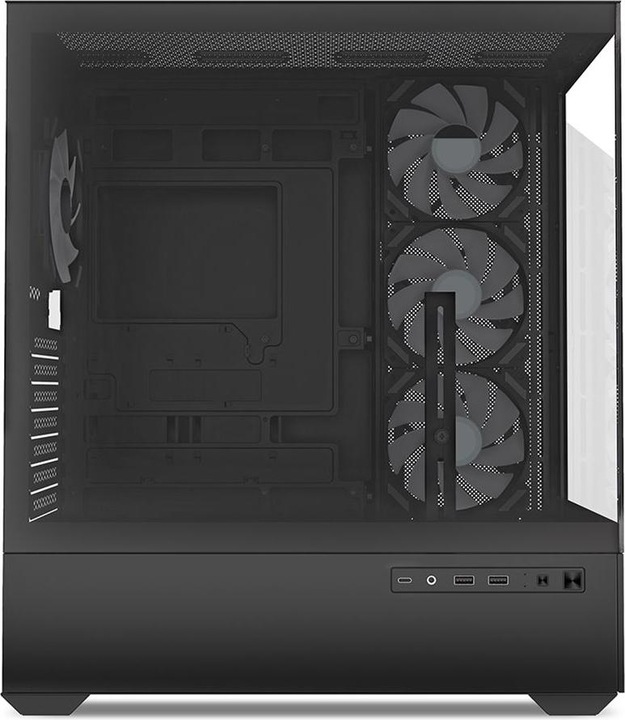 Actual product image Sharkoon AK6 RGB Black ATX (black) (ATX, mATX, Mini-ATX)