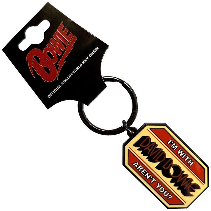 Actual product image David Bowie I'm With... Keyring