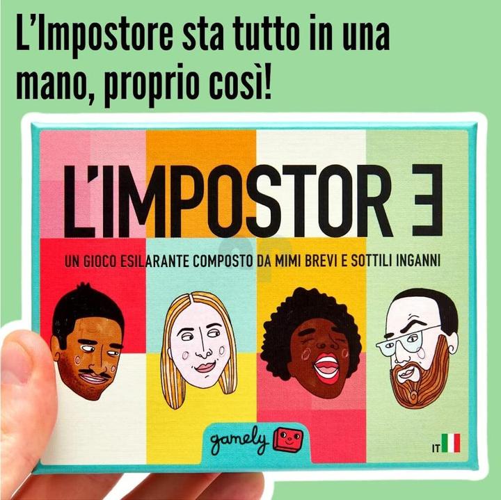 Immagine prodotto Gamely L'IMPOSTORE (un gioco edilarante composto da mimi vrevi e sottili inganni (Italiano)
