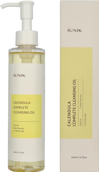 Immagine prodotto iUNIK Olio detergente completo alla Calendula (Olio detergente, 200 ml)