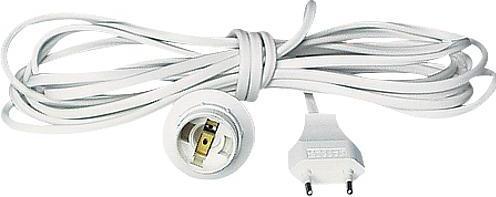 Produktbild Bendler 36423800.0014.0024x Leuchtenpendel E14 weiss 3,7m mit Stecker