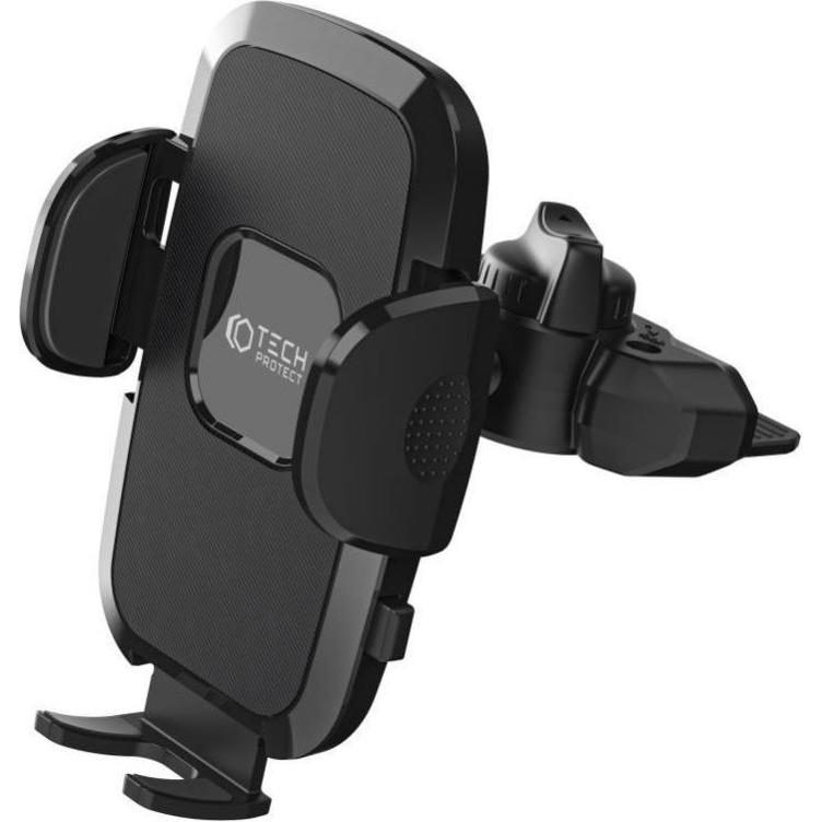 Tech-Protect V3 Universal CD Car Mount, Supporto per smartphone, Nero