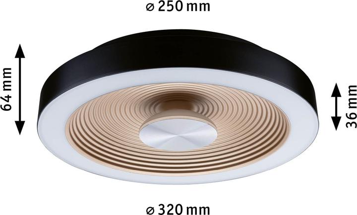 Produktbild Paulmann Deckenleuchte Volea (2120 lm)