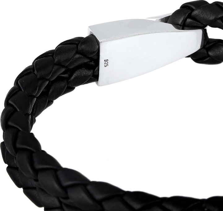 Immagine prodotto Kuzzoi Gancio (19 cm, Argento 925, Cuoio)