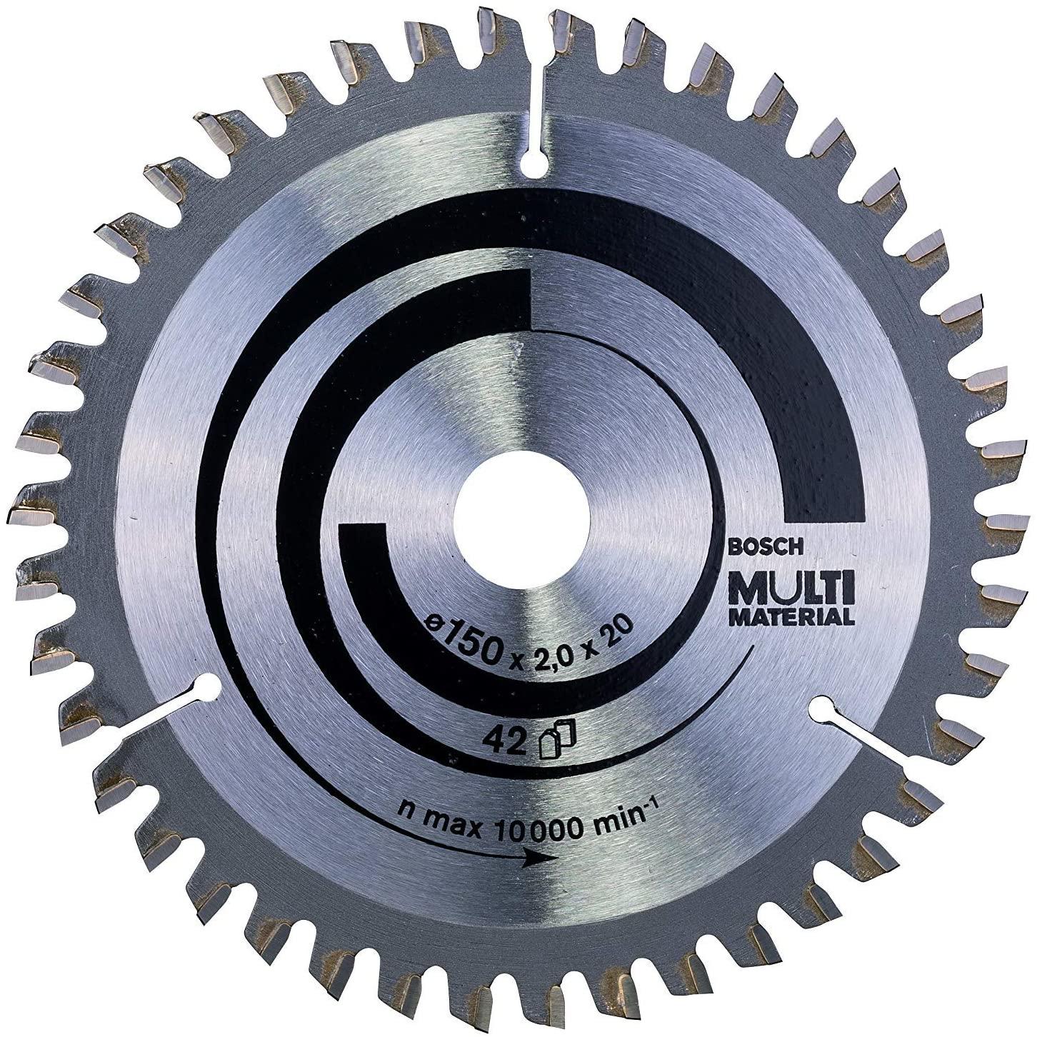 Bosch Professional Zubehör, Sägeblatt, PRO Multi Material Kreissägeblatt, 150 x 2 x 20 mm