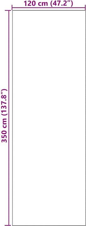 Produktbild vidaXL Fussmatte (350 x 120 cm)