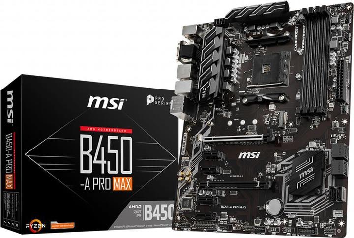 Actual product image MSI B450-A PRO MAX (AM4, AMD B450, ATX)
