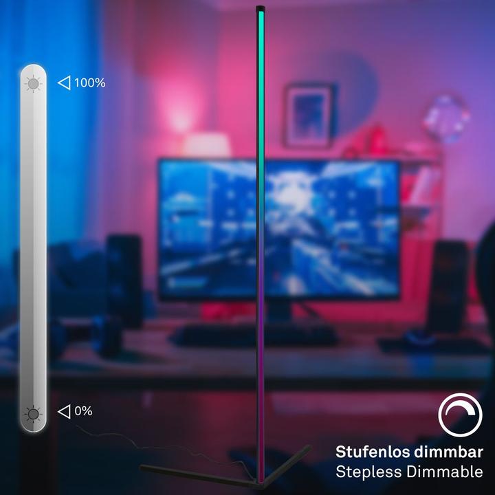 Image du produit Briloner Lampadaire RGB IC LED
