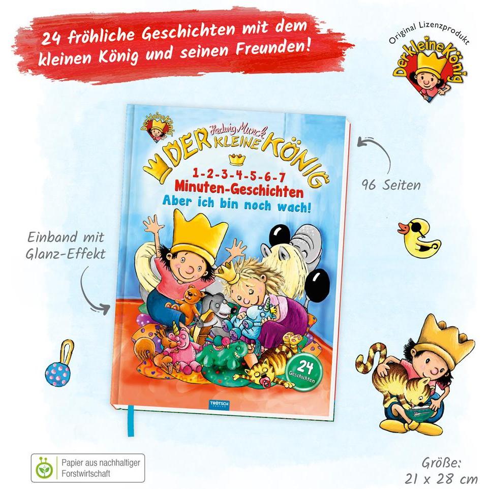 Thumbnail - Der kleine König Minutengeschichten, Kinderbücher von Trötsch Verlag