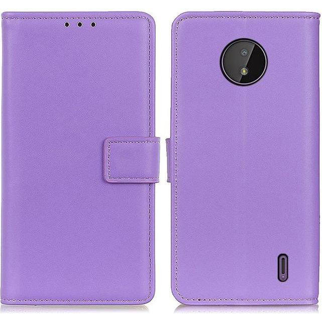 Thumbnail - MU Classic Classic II Leder Bookcover Series (Nokia C10, Nokia C20), Smartphone Hülle, Violett