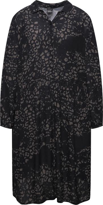 Immagine prodotto Ulla Popken Abito chemisier con abbottonatura, collo da camicia e maniche lunghe (54)