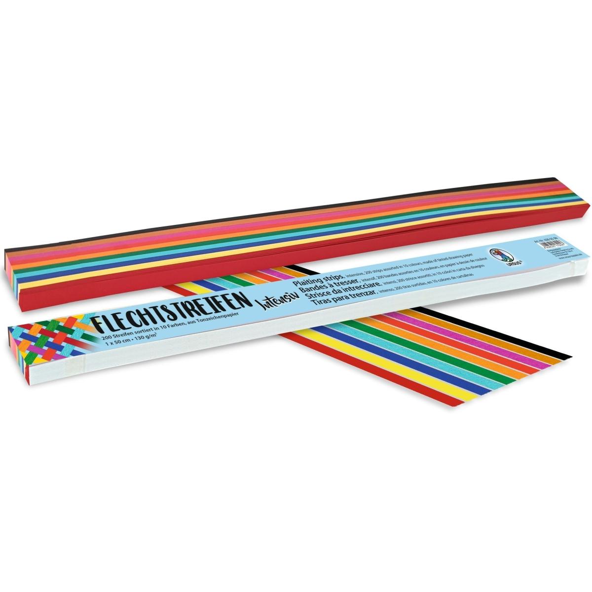 Ursus, Bastelpapier, Flechtstreifen (130 g/m², 200 x)