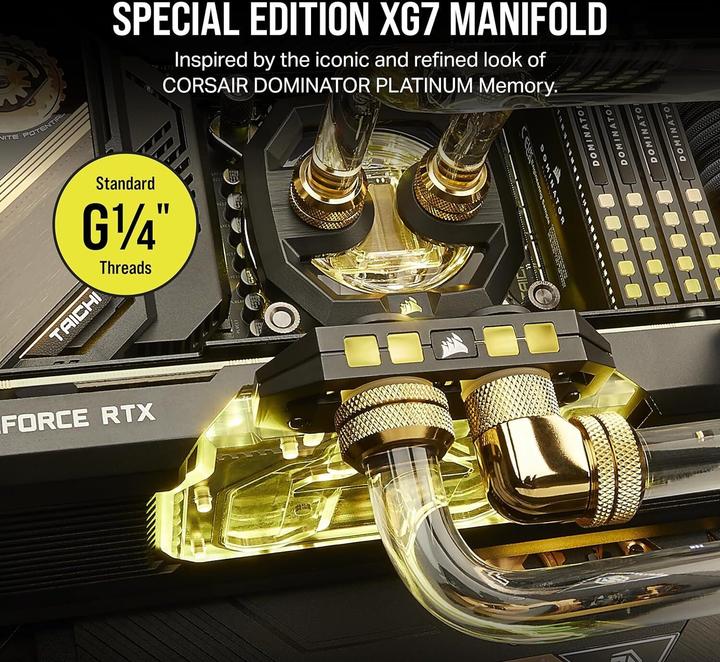 Immagine prodotto Corsair Blocco ad acqua per GPU, iCUE LINK XG7 RGB 40-SERIES STRIX/TUF (4080)