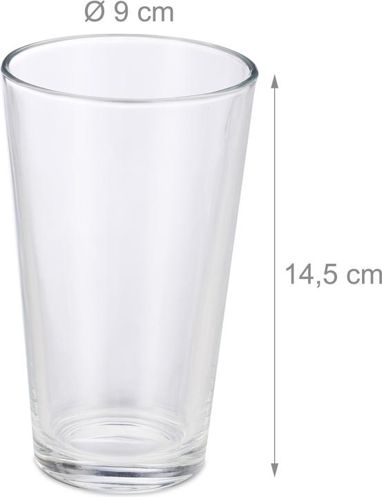 Produktbild Relaxdays Trinkgläser (0.50 l, 18 x)
