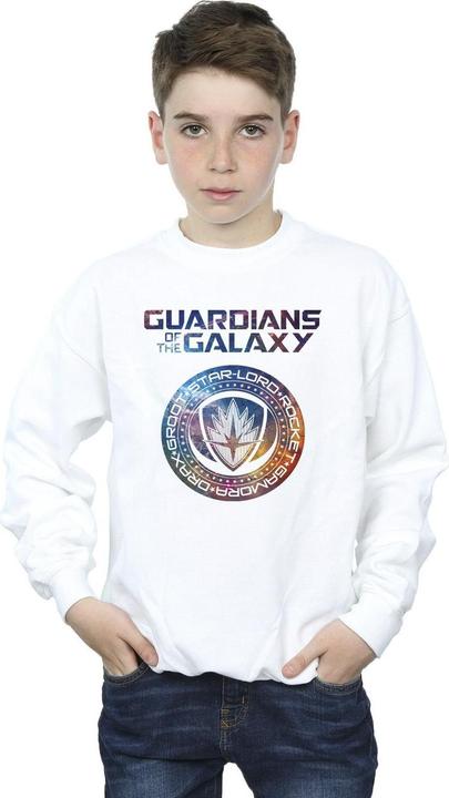 Actual product image Boys Guardians Of The Galaxy Stars Fill Logo Sweatshirt (104)