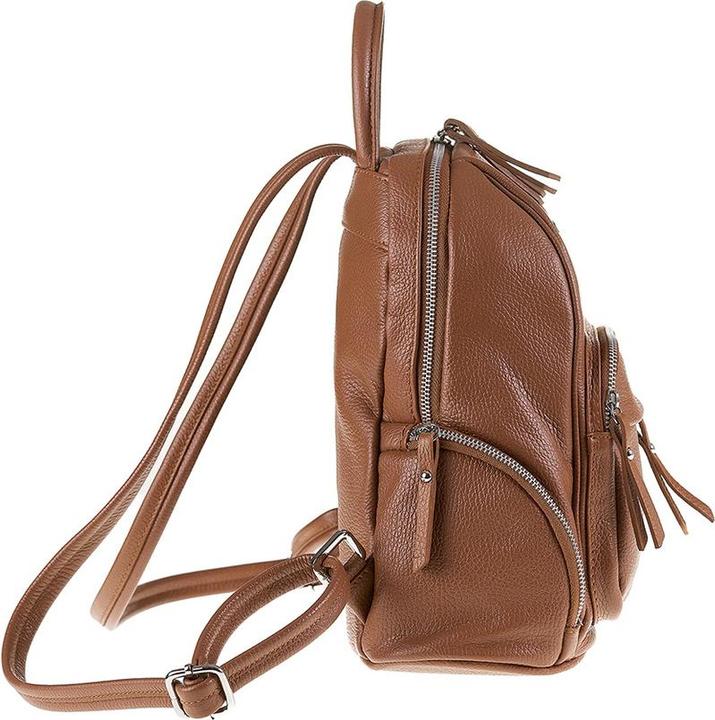 Produktbild Pierre Cardin Damen Lederrucksack Made In Italy - Modell Lunaria Pro - Casual - 28.0 X 31.0 X 14.0 Cm