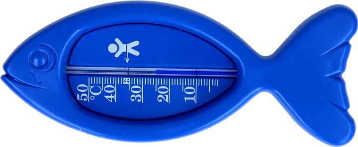 CareLiv Badethermometer Fisch blau, 1 St