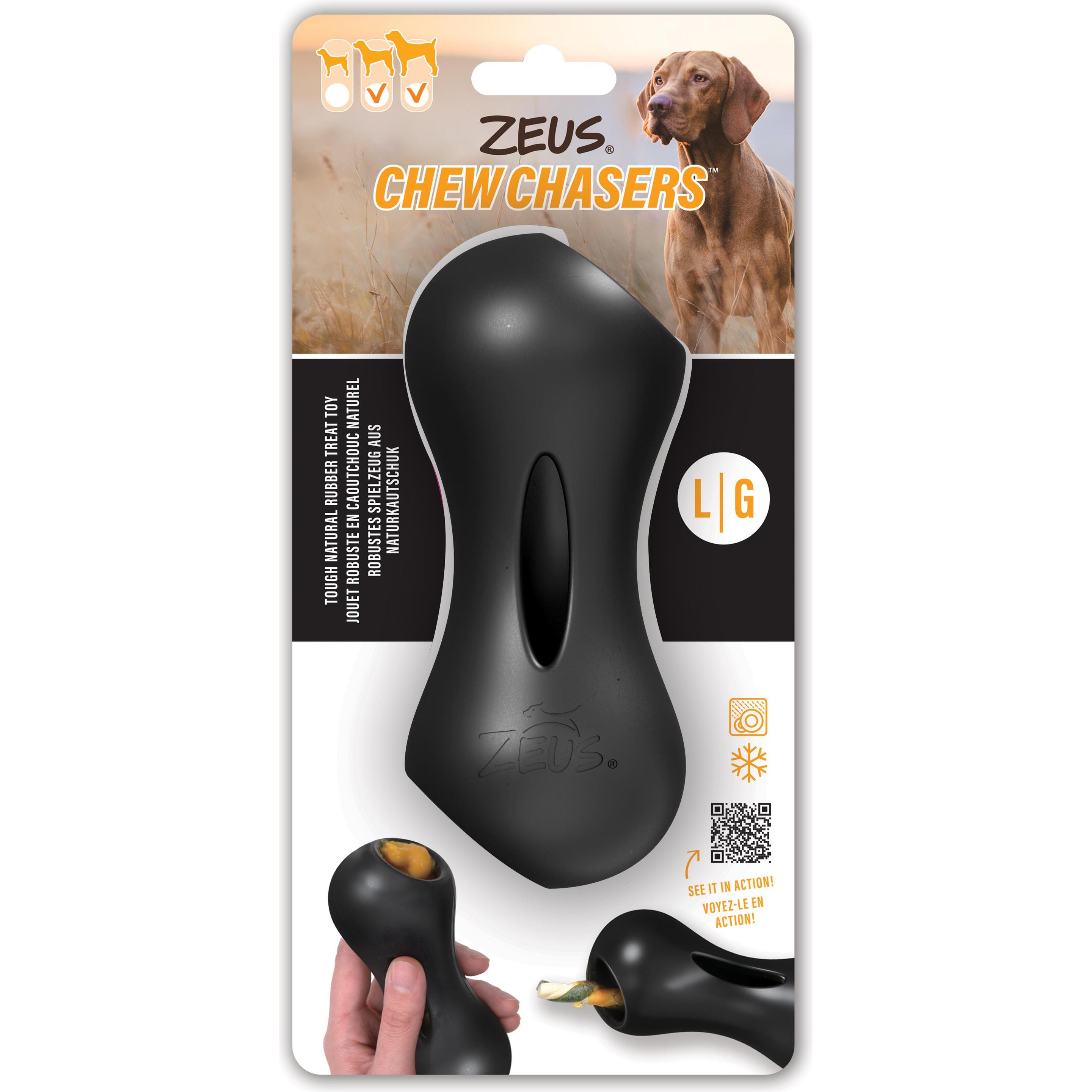 Meilleurs prix pour Zeus Chewcasers - Peanut - Large (Jouet à mâcher pour chien), Jouets pour chien