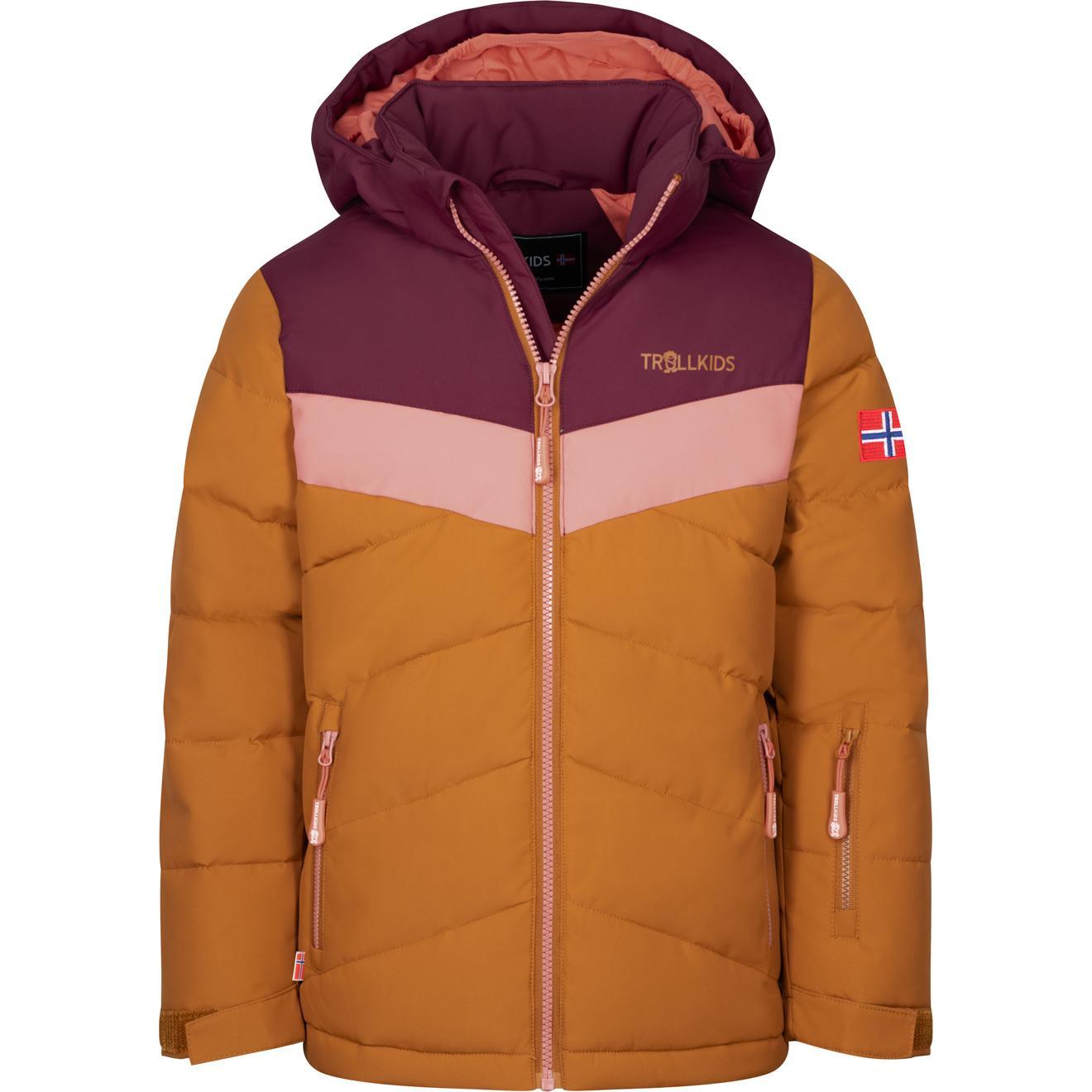 Trollkids, Mädchen, Jacke, Girl's Gryllefjord Jacket (116), Rot, 116