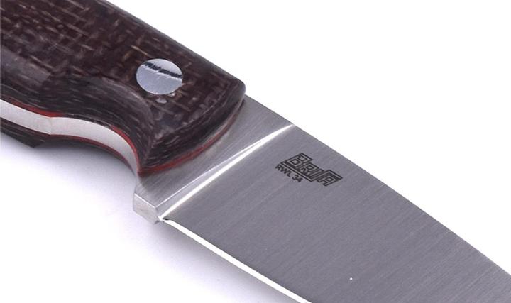 Actual product image Brisa Scara 60 Bison Micarta (6.10 cm)