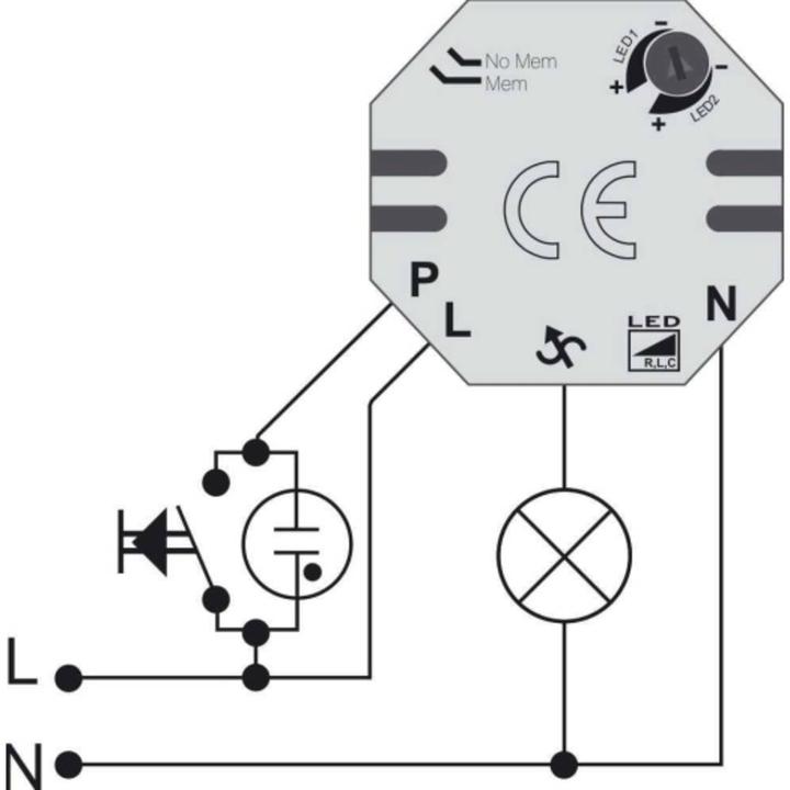 Produktbild müller Unterputz Dimmer Geeignet für