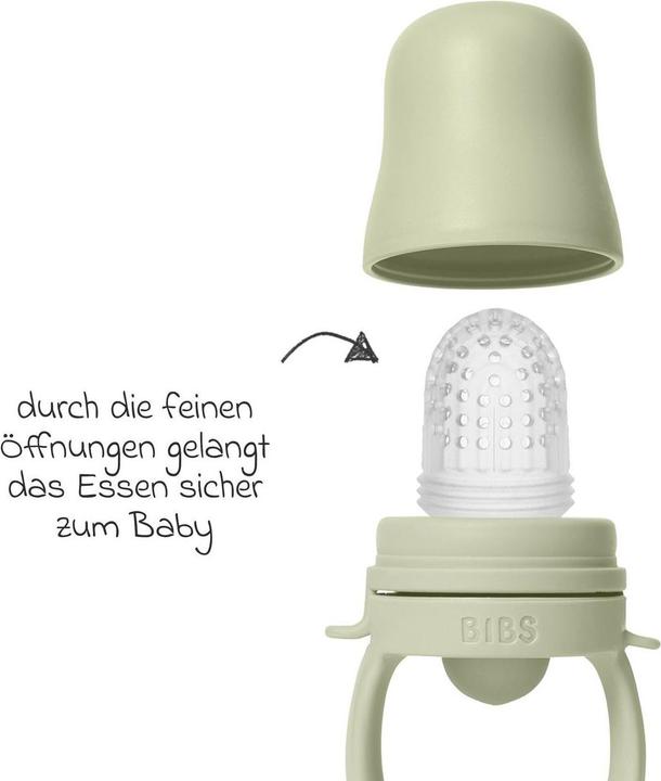 Produktbild Bibs Fruchtsauger Fruchtsauger Baby Feeder mit 2x Silikon-Schnabel