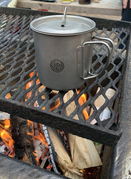 Actual product image Noux Titanium Camping Pot S Size, 4 dl