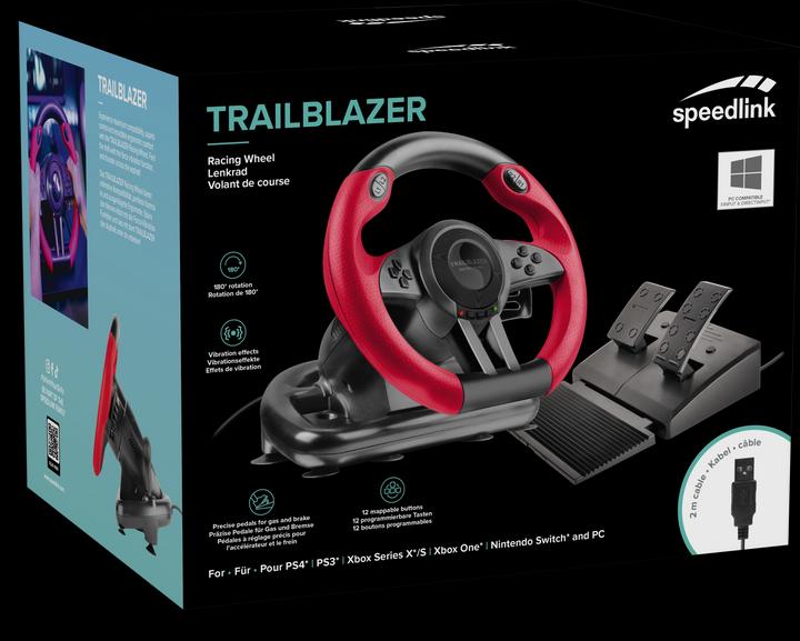 Produktbild Speedlink Trailblazer Racing Wheel (PC, PS3, PS4, Xbox One X, Xbox Series X, Xbox One S, Xbox Series S)