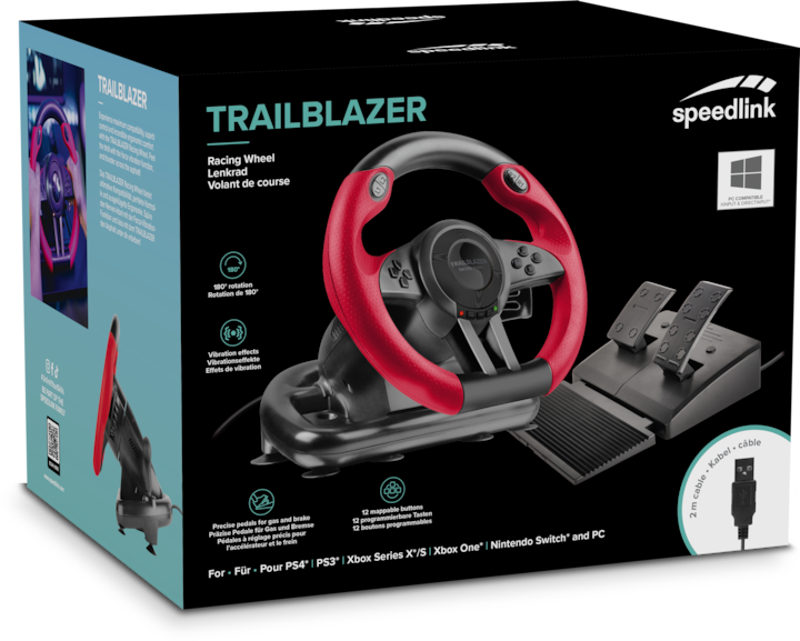 Actual product image Speedlink Trailblazer Racing Wheel (PC, PS3, PS4, Xbox One X, Xbox Series X, Xbox One S, Xbox Series S)