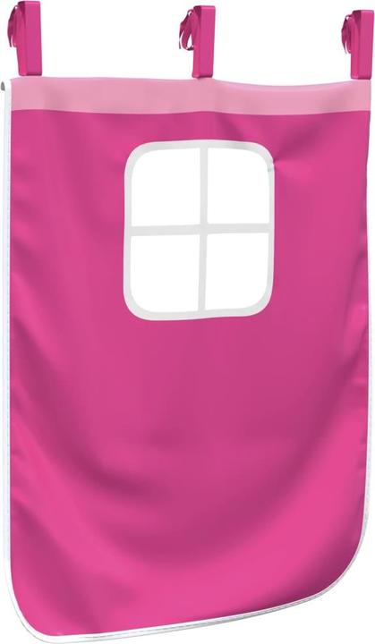 Actual product image vidaXL Curtains for loft bed with tunnel pink polyester, colour