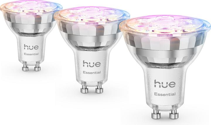 Actual product image Philips Hue Essential White & Color Ambiance (GU10, 4.70 W, 345 lm, 3 x, F)
