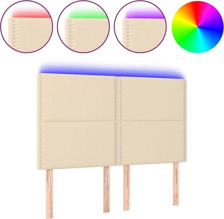 Actual product image vidaXL LED Kopfteil (144 x 5 x 128 cm)