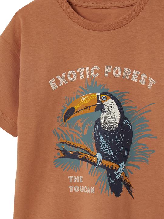 Immagine prodotto Vertbaudet Jungen T-Shirt mit Tierprint, Recycling-Baumwolle (152)