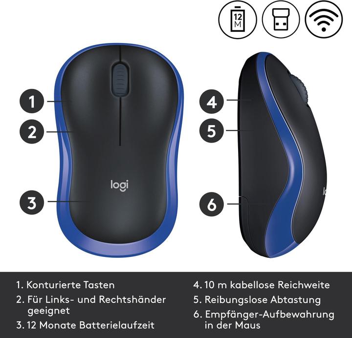 Productafbeelding Logitech M185 (Draadloze)