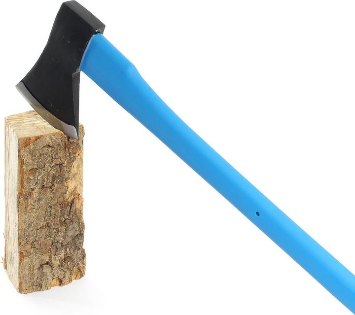 Actual product image XPOtool Axe 1500g Fibreglass Handle 860mm Wood Log Hatchet Splitting Axe Carbon Steel Blade