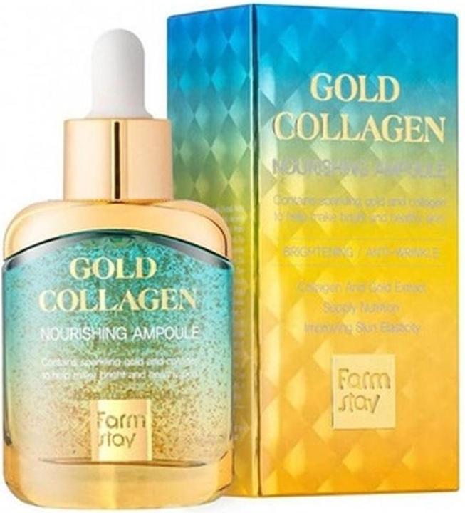 Produktbild Farm Stay Farmstay Gold Collagen Nourishing Ampoule Nourishing Ampoule For Face 35Ml (35 ml)