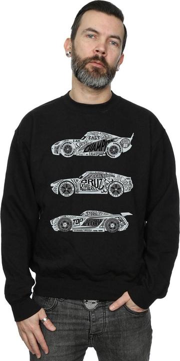 Image du produit Disney - Sweat CARS TEXT RACERS - Homme (XL)