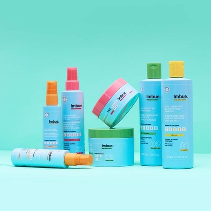 Produktbild Imbue Curl Liberating Sulphate Free Shampoo Vegan und Curly Girl Friendly 400ml (400 ml, Flüssiges Shampoo)