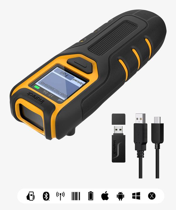 Actual product image Inateck Barcodescanner 47 black (BCST-47 black) (1D barcodes, 2D barcodes, QR Code)