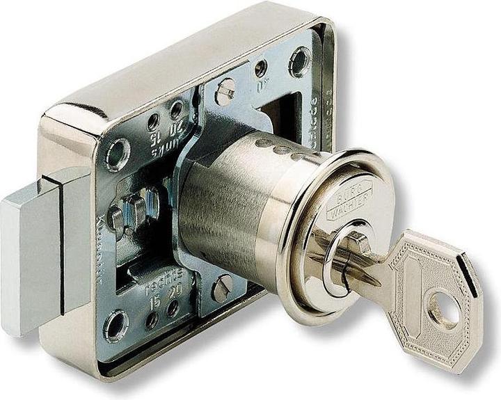 Productafbeelding Burg Wächter MZ 23 cilindrisch kastslot slot Z 2, lengte 25 mm, gepolijst messing